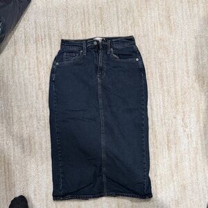 Universal Thread Dark Denim Pencil Skirt